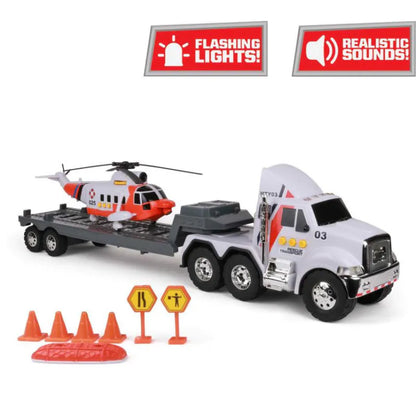 MIGHTY FLEET TITANS FLATBED W HELICOPTER