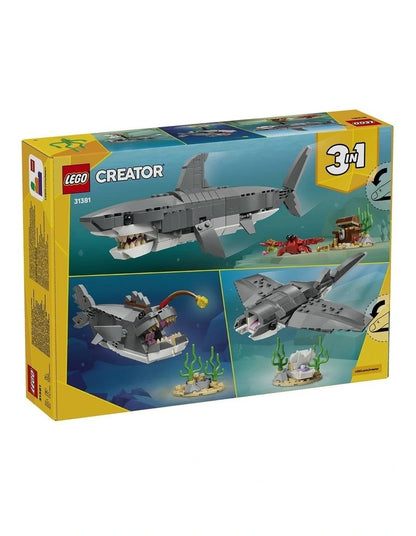 LEGO 31381 CREATOR SHARK W TREASURE CHES