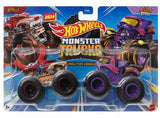 H/W MONSTER TRUCKS 1:64 2 PACK ASSTD