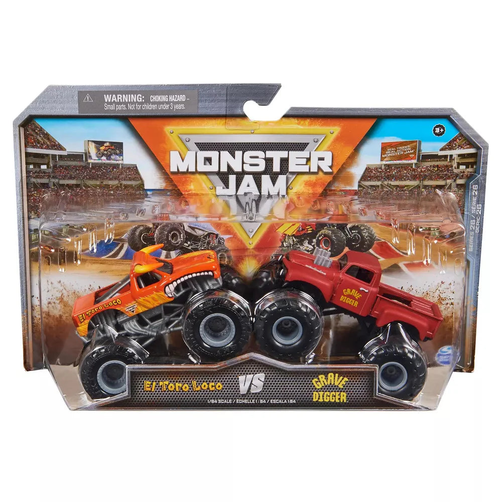 MONSTER JAM 1:64 2 PK VEHICLE AST