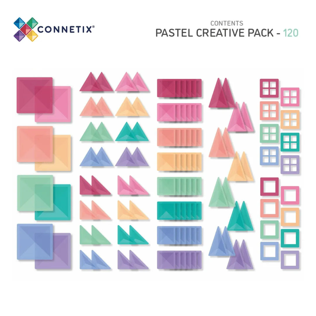 CONNETIX PASTAL CREATIVE PACK 120PC