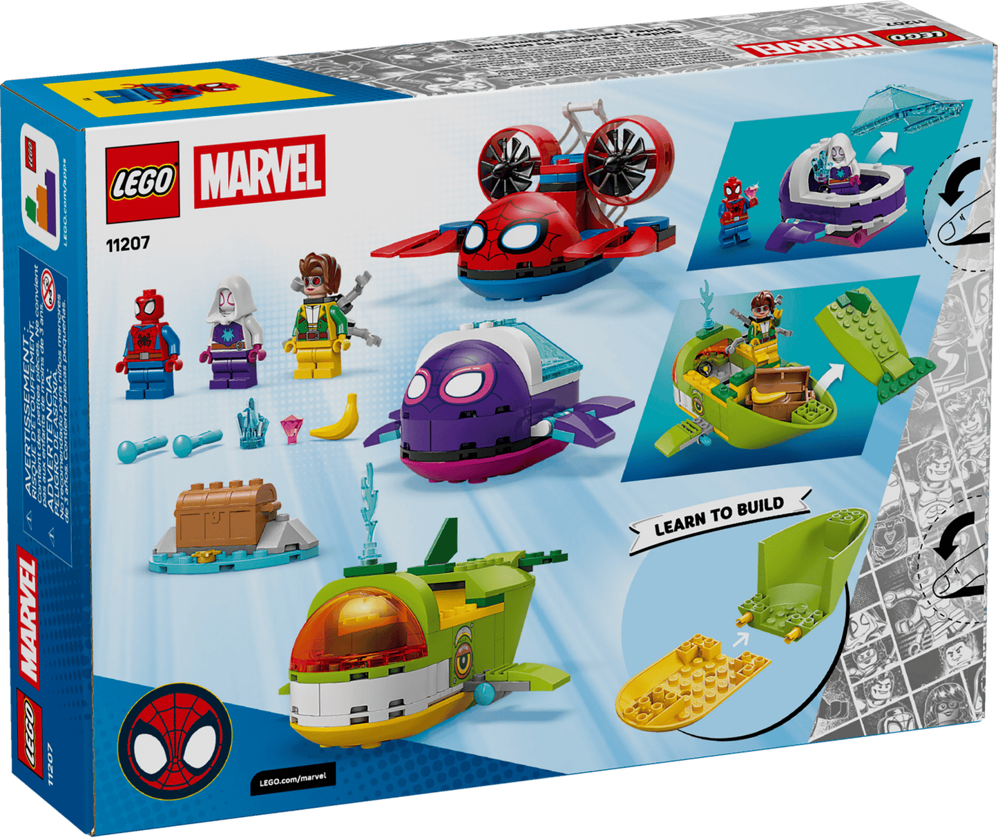 LEGO 11207 MARVEL SPIDEY WATER VEHICLES