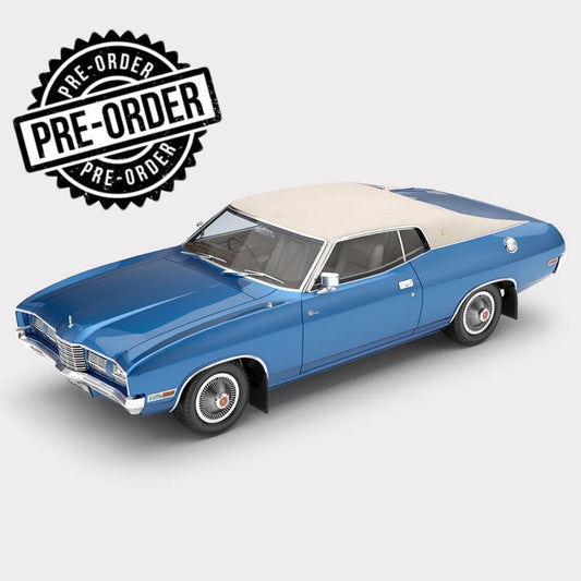 1:18 FORD P4 LANDAU COSMIC BLUE