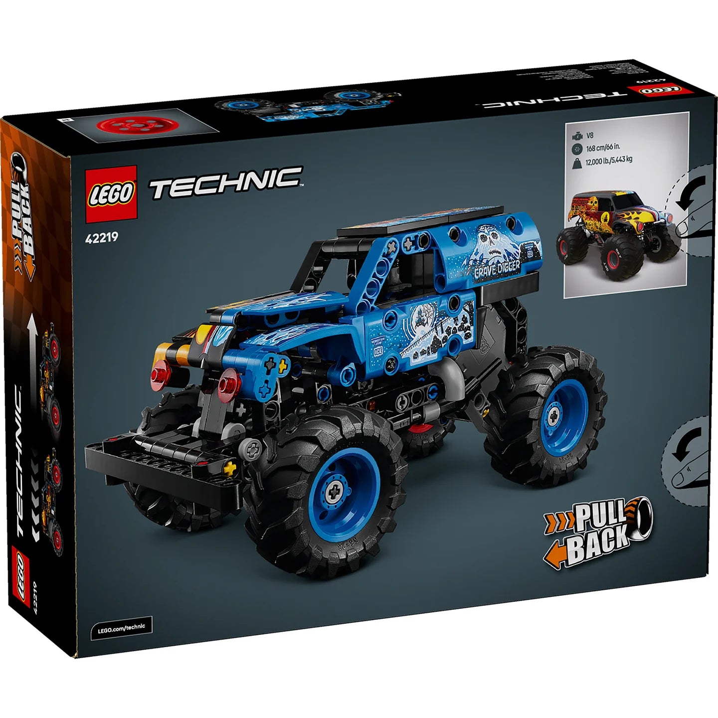 LEGO 42219 TECHNIC MJAM GRAVE FIRE & ICE