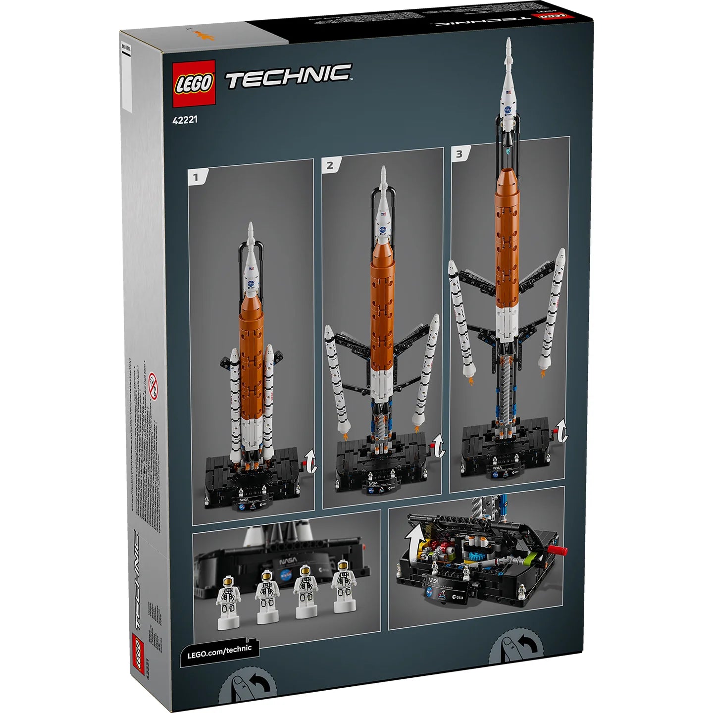LEGO 42221 NASA ARTEMIS SPACE ROCKET