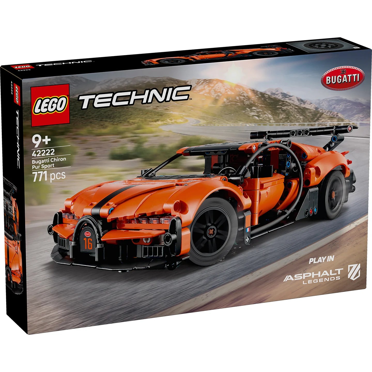 LEGO 42222 TECHNIC BUGATTI CHIRON HYPCAR