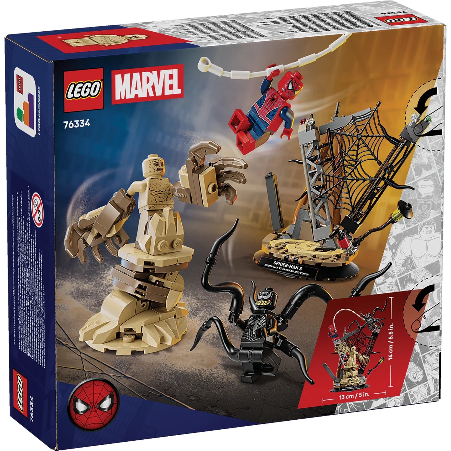 LEGO 76334 MARVEL SPIDERMAN VS SANDMAN