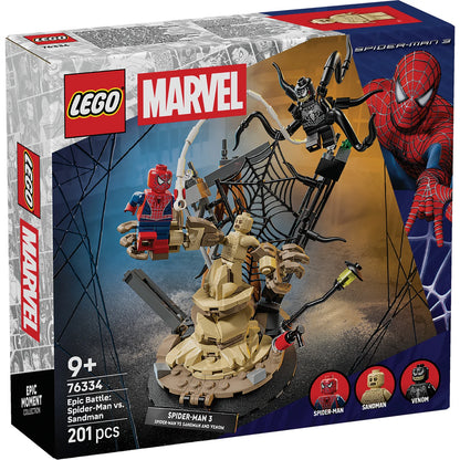 LEGO 76334 MARVEL SPIDERMAN VS SANDMAN