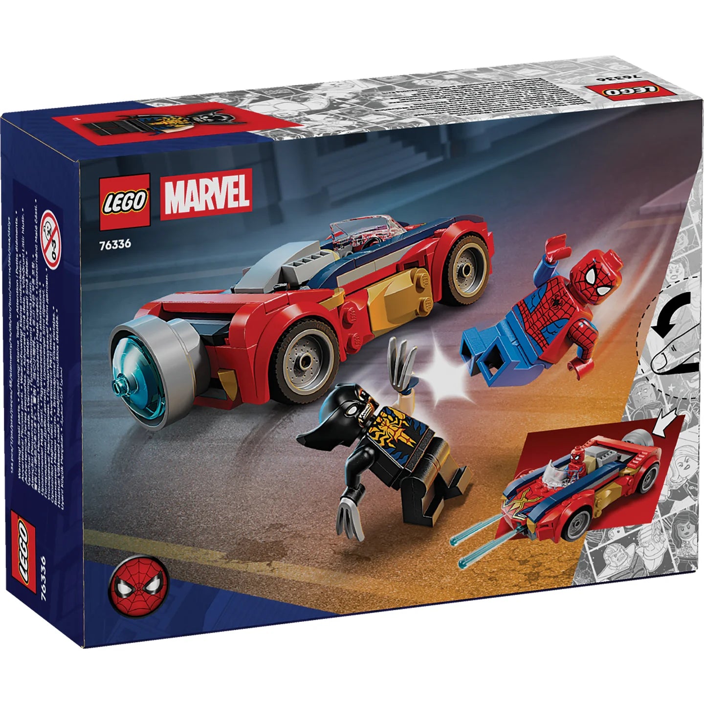 LEGO 76336 MARVEL SPIDER CAR V WOLVERINE