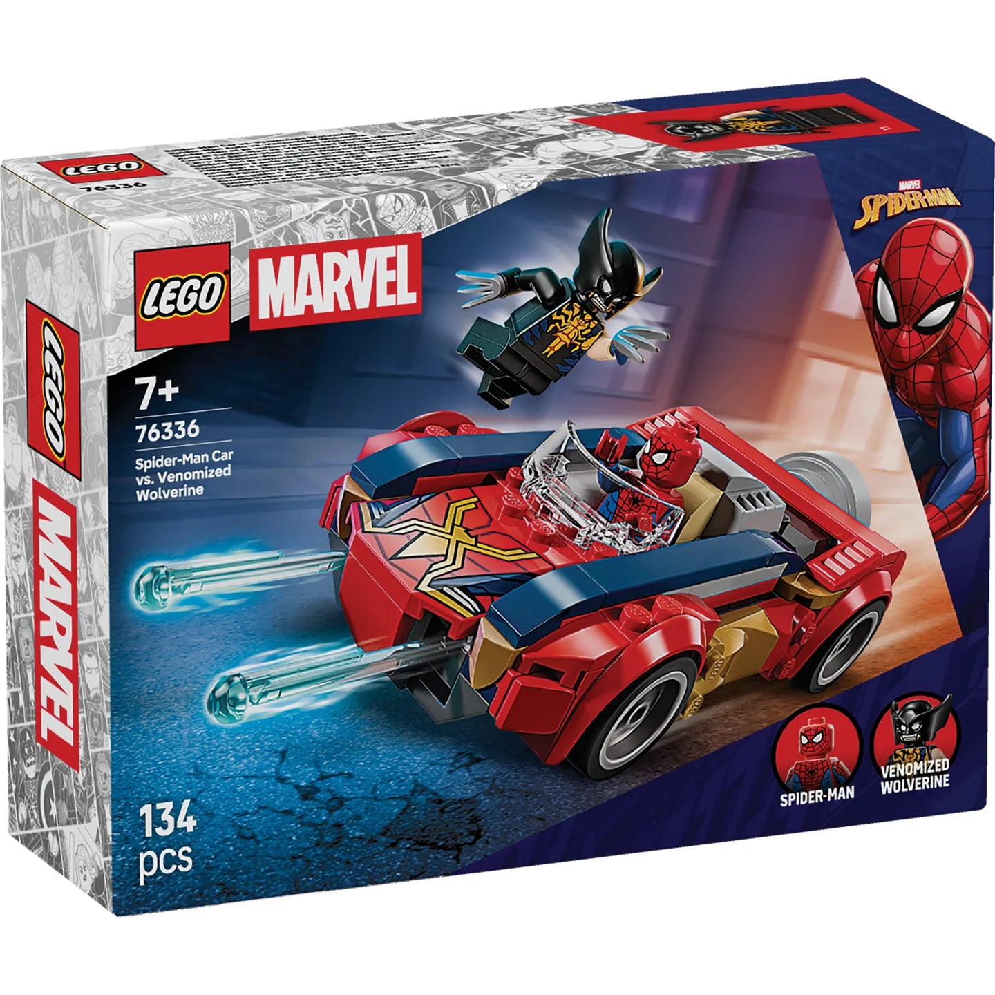 LEGO 76336 MARVEL SPIDER CAR V WOLVERINE