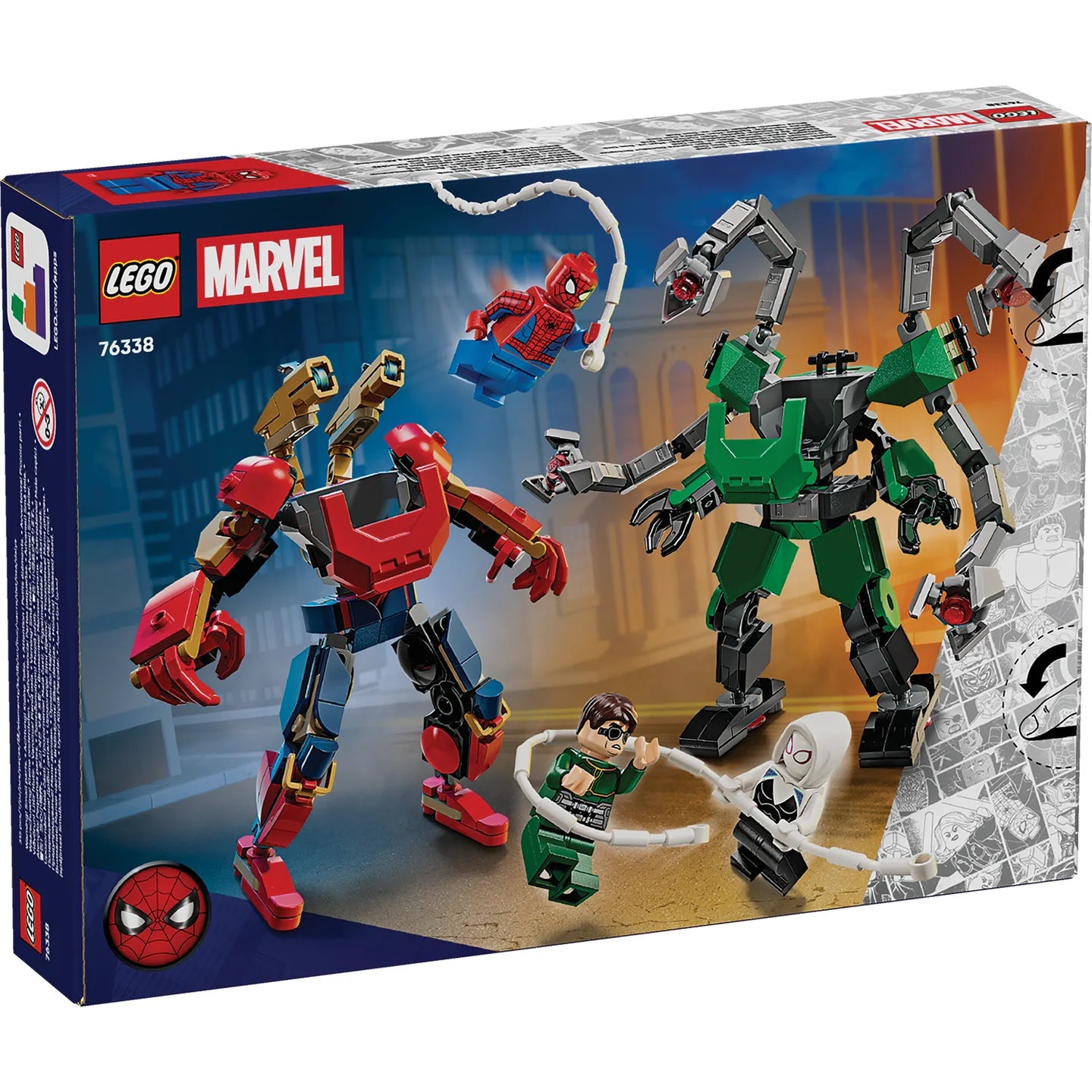 LEGO 76338 MARVEL BATTLE SPIDER VS DOC