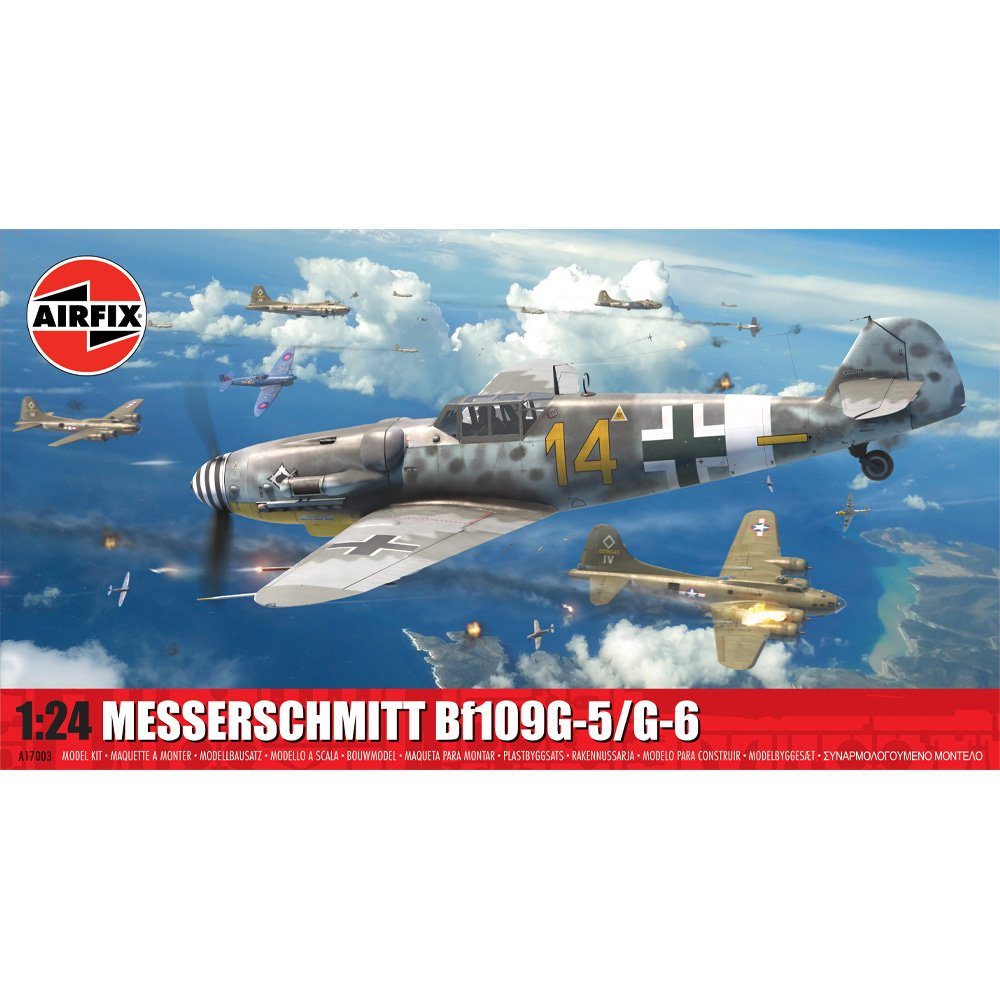 AIRFIX 1:24 MESSERSCHMITT BF109G-5/G-6