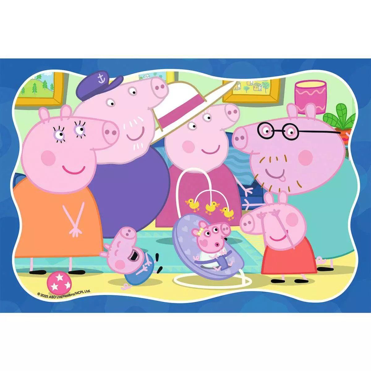 PUZZLE 35PC PEPPA PIG FAMILY