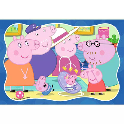 PUZZLE 35PC PEPPA PIG FAMILY