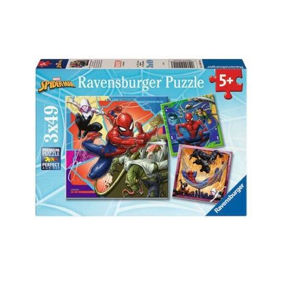 PUZZLE 3X49PC MARVEL SPIDERMAN