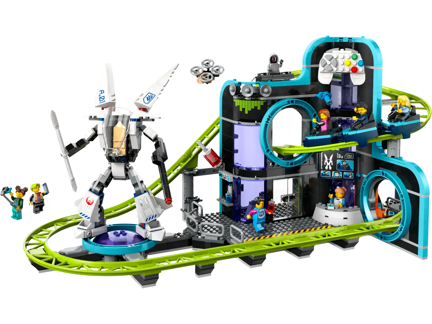 Lego 60421 City Robot Roller Coaster Prk