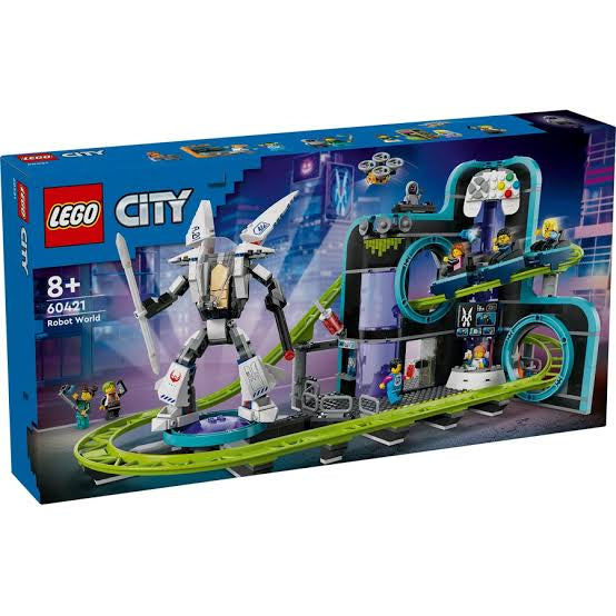 Lego 60421 City Robot Roller Coaster Prk