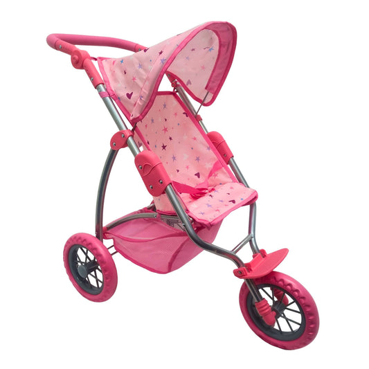 PW DOLL JOGGER PINK W STARS