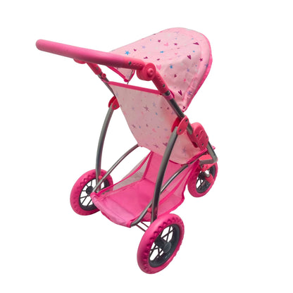 PW DOLL JOGGER PINK W STARS