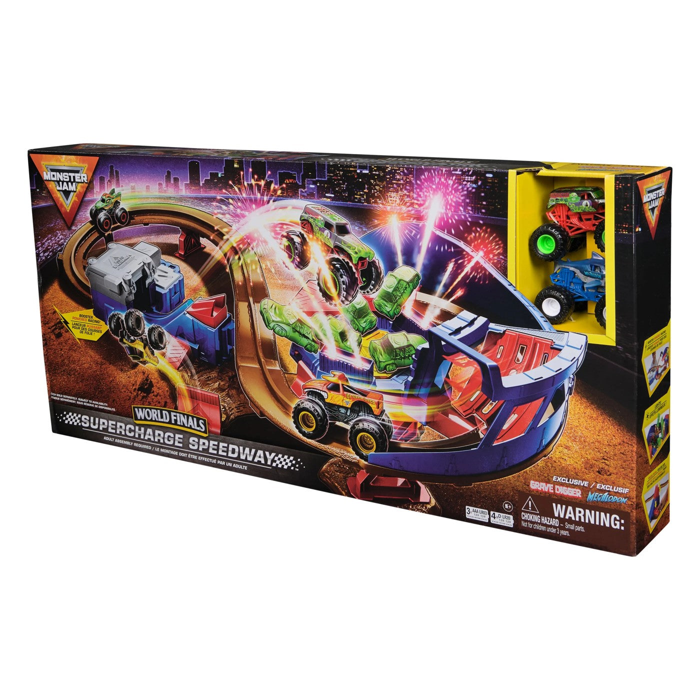 MONSTER JAM 1:64 SUPERCHARGED SPEEDWAY