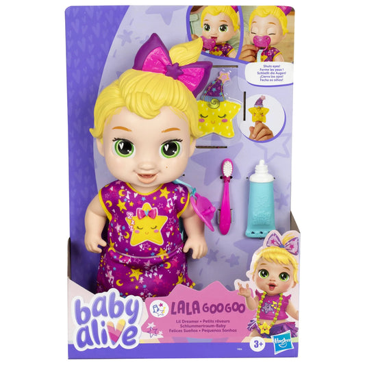 BA BABY ALIVE LIL DREAMER BLONDE LALA