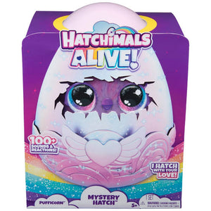 HATCHIMALS ALIVE MYSTERY HATCH PUFFICORN