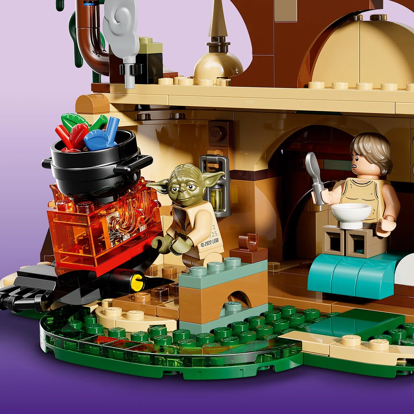 LEGO 75422 S/W S/P YODA HUT & JEDI TRAIN