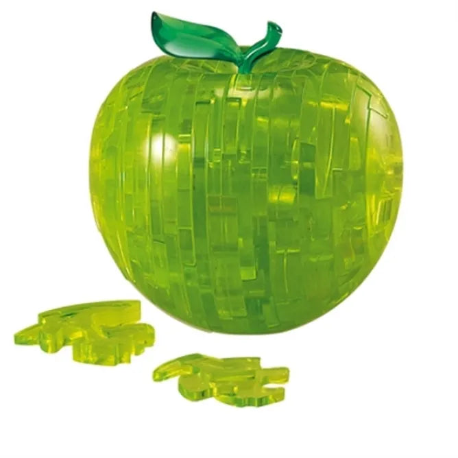PUZZLE 3D CRYSTAL GREEN APPLE