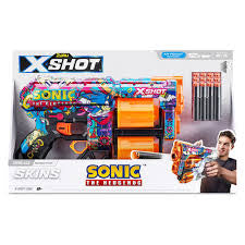 Zuru Xshot Skins Sonic The Hedgehog