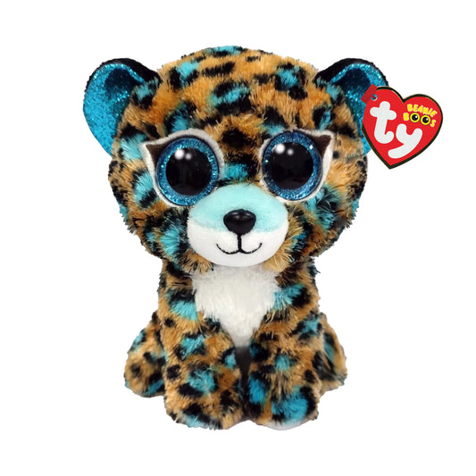BEANIE BOOS REG COBALT THE BLUE LEOPARD