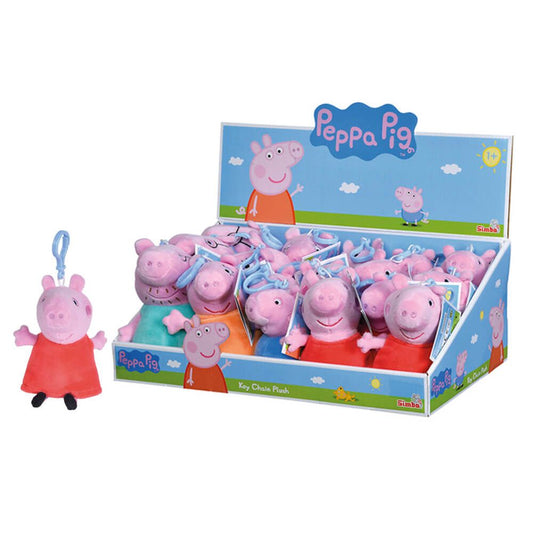 PEPPA PIG KEYCHAIN PLUSH AST