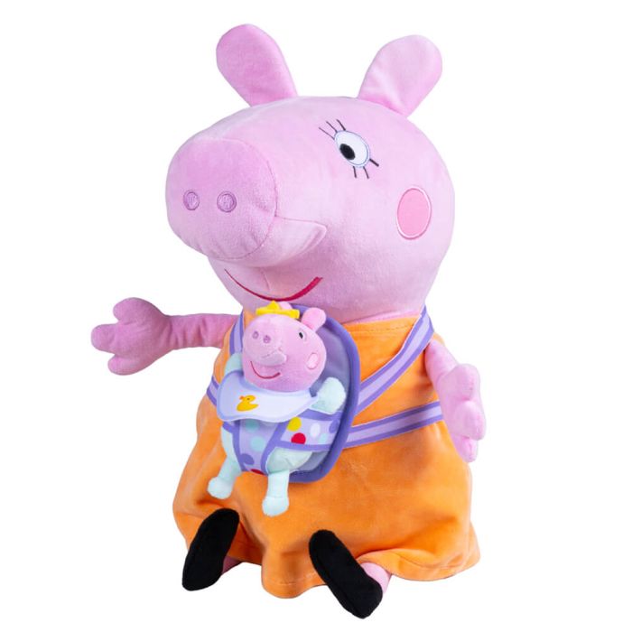 PEPPA PIG MUMMY PIG WITH EVIE 47CM