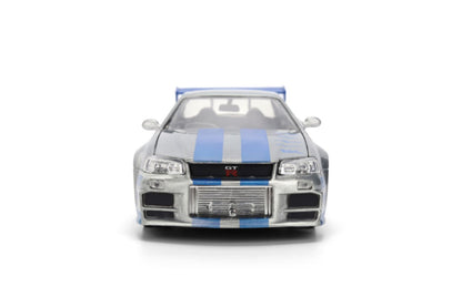 D/C 1:24 F&F BRIAN'S 2002 NISSAN SKYLINE