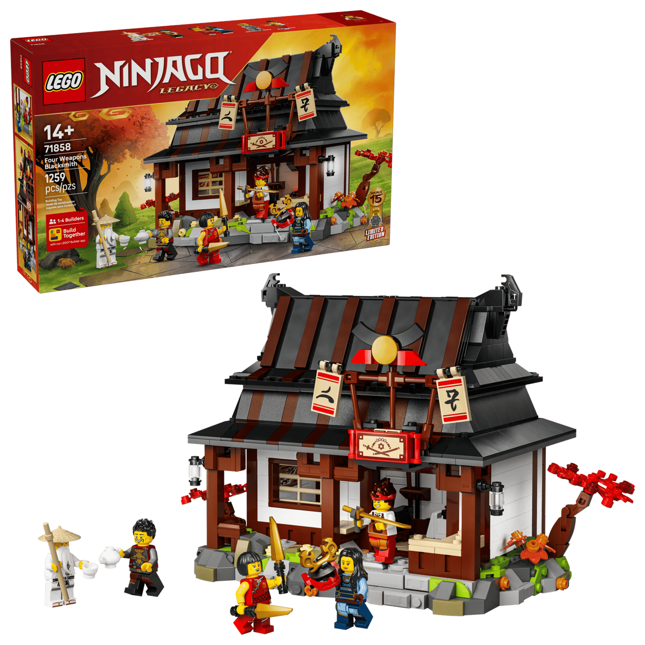 LEGO 71858 NINJAGO FOUR WEAPONS15 ANNIV