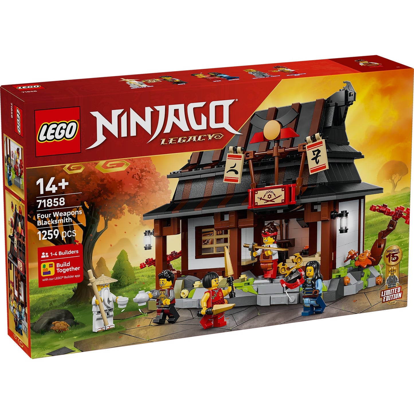 LEGO 71858 NINJAGO FOUR WEAPONS15 ANNIV