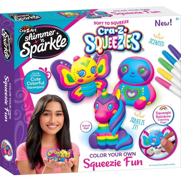 SHIMMER & SPARKLE SQUEEZIES COLOR OWN FU