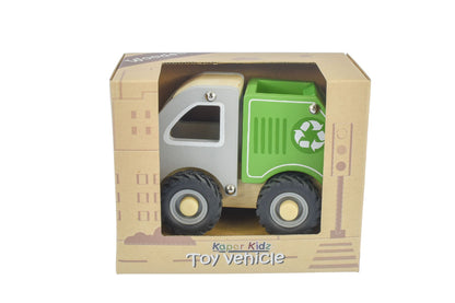 WOODEN CALM & BREEZY RECYCLE TRUCK