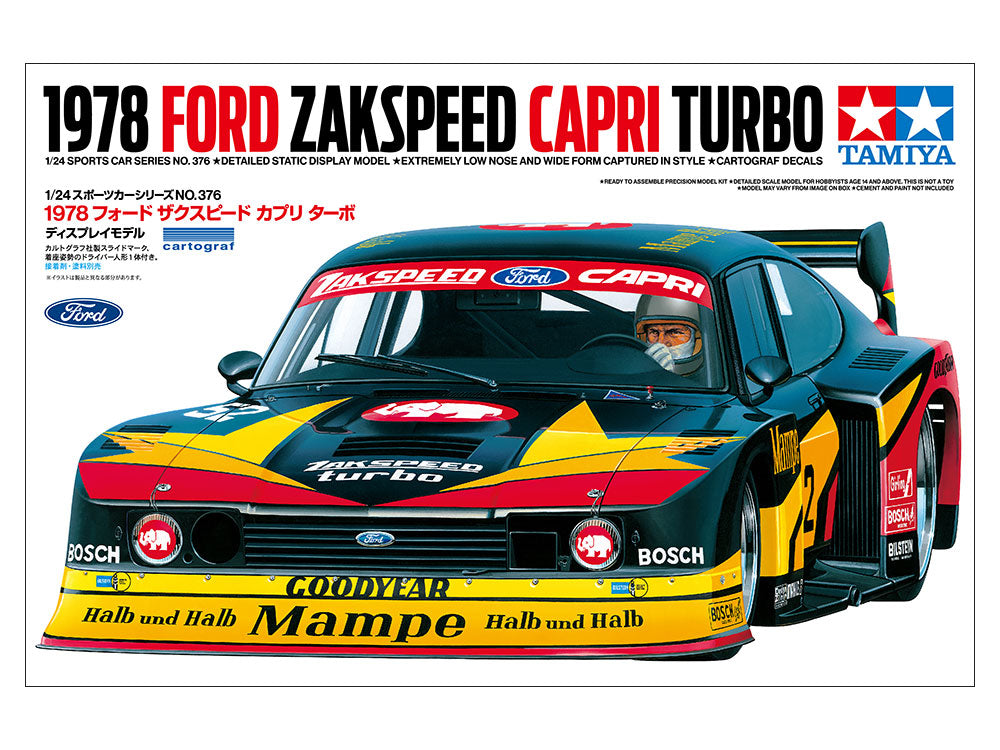 TAMIYA 1/24 1978 FORD ZAKSPEED CAPRI