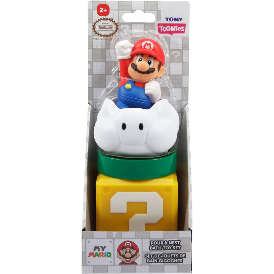 TOMY BATHSUPER MARIO POUR & NEST
