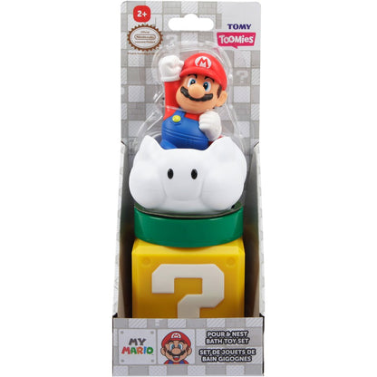 TOMY BATHSUPER MARIO POUR & NEST