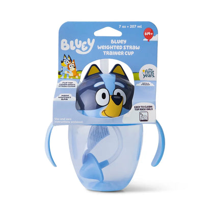 BLUEY WEIGHTED STRAW TRAINER CUP