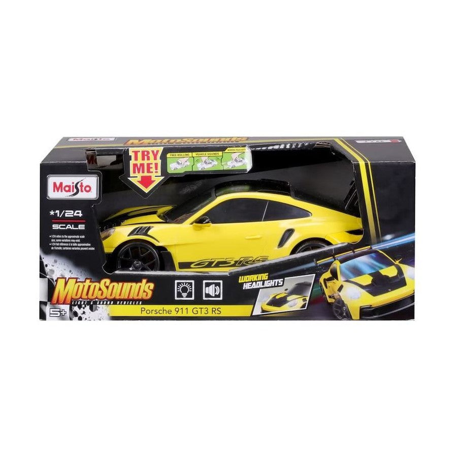 MAISTO 1:24 MOTORSOUNDS PORSCHE 911 GT3