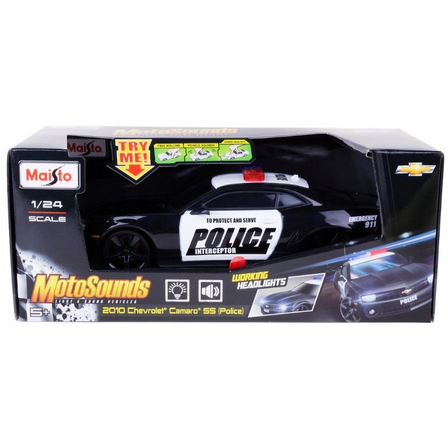 MAISTO 1:24 MOTORSOUNDS 2010 POLICE CHEV