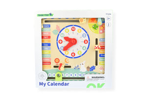 WOOD CALENDAR W TABS MY FOREST FRIENDS