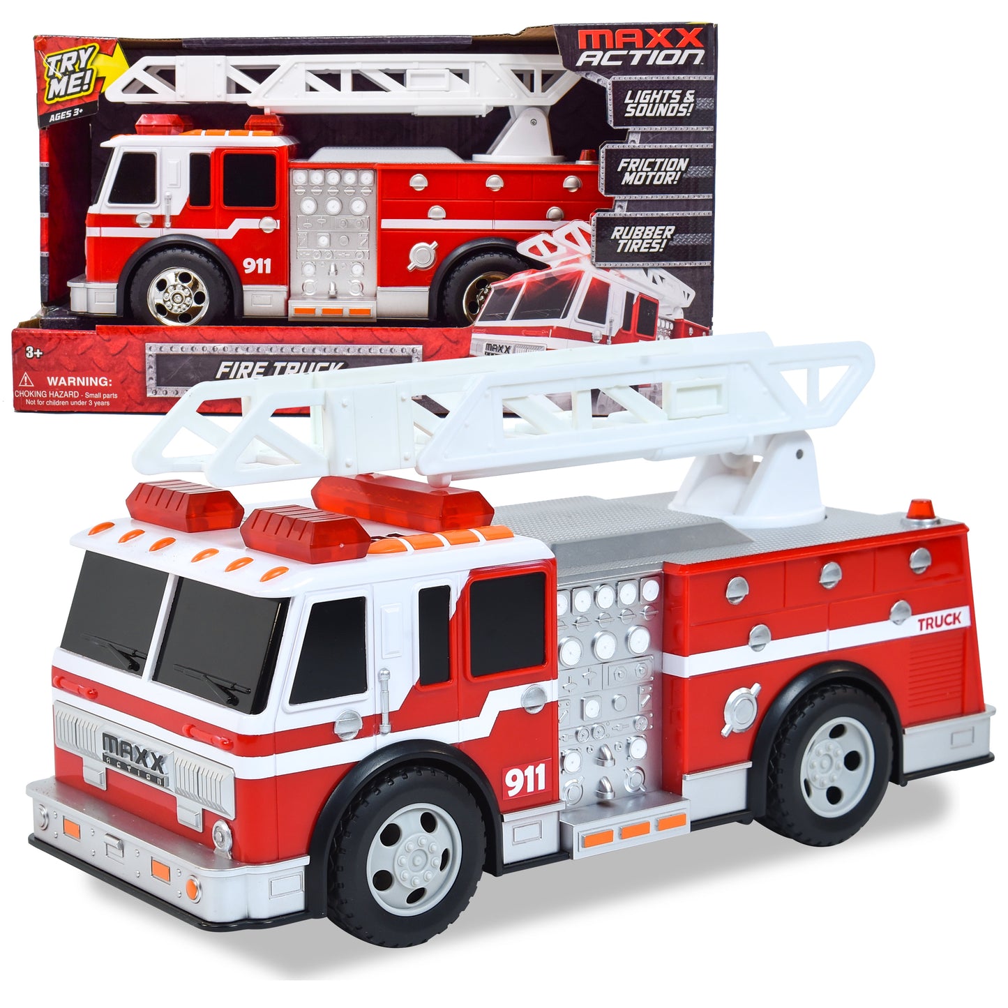 MAXX ACTION MOTORIZED 18" MEGA FIRETRUCK