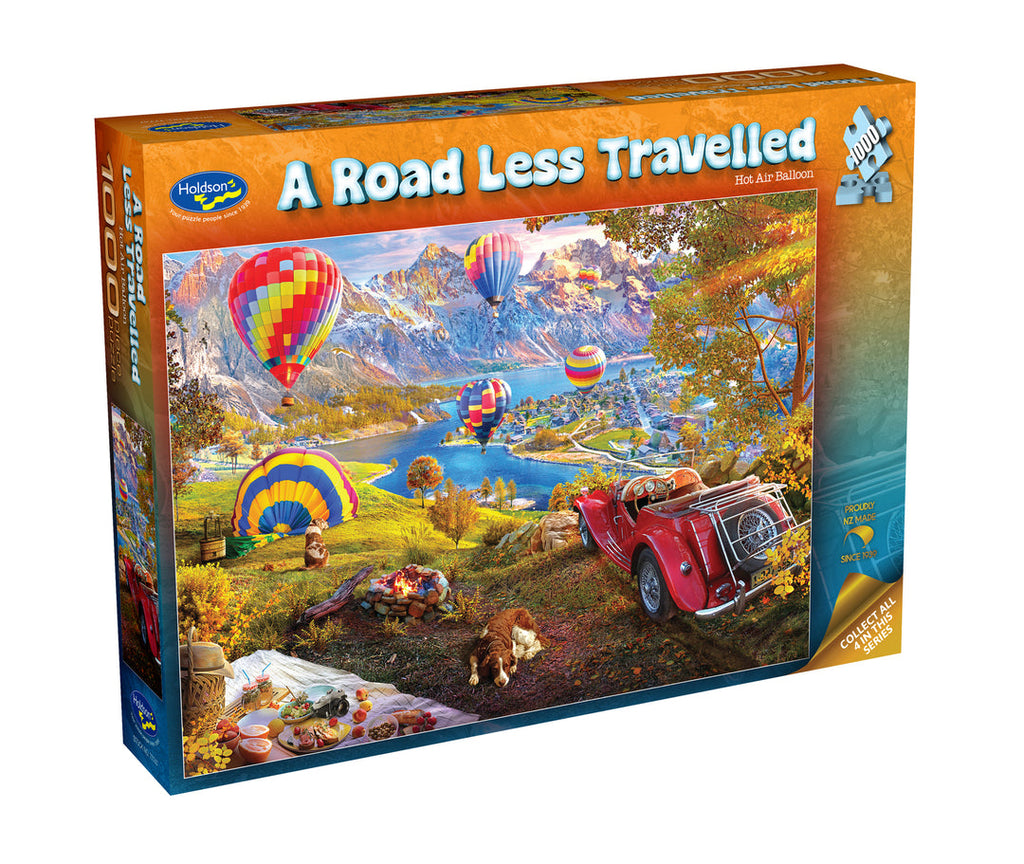 PUZZLE 1000PC ROAD LESS HOTAIR BALLOON