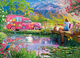 PUZZLE 1000PC ROAD LESS TRAVEL  HIPPIE