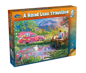 PUZZLE 1000PC ROAD LESS TRAVEL  HIPPIE