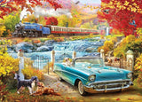 PUZZLE 1000PC ROAD LESS TRAV STEAM TRAIN