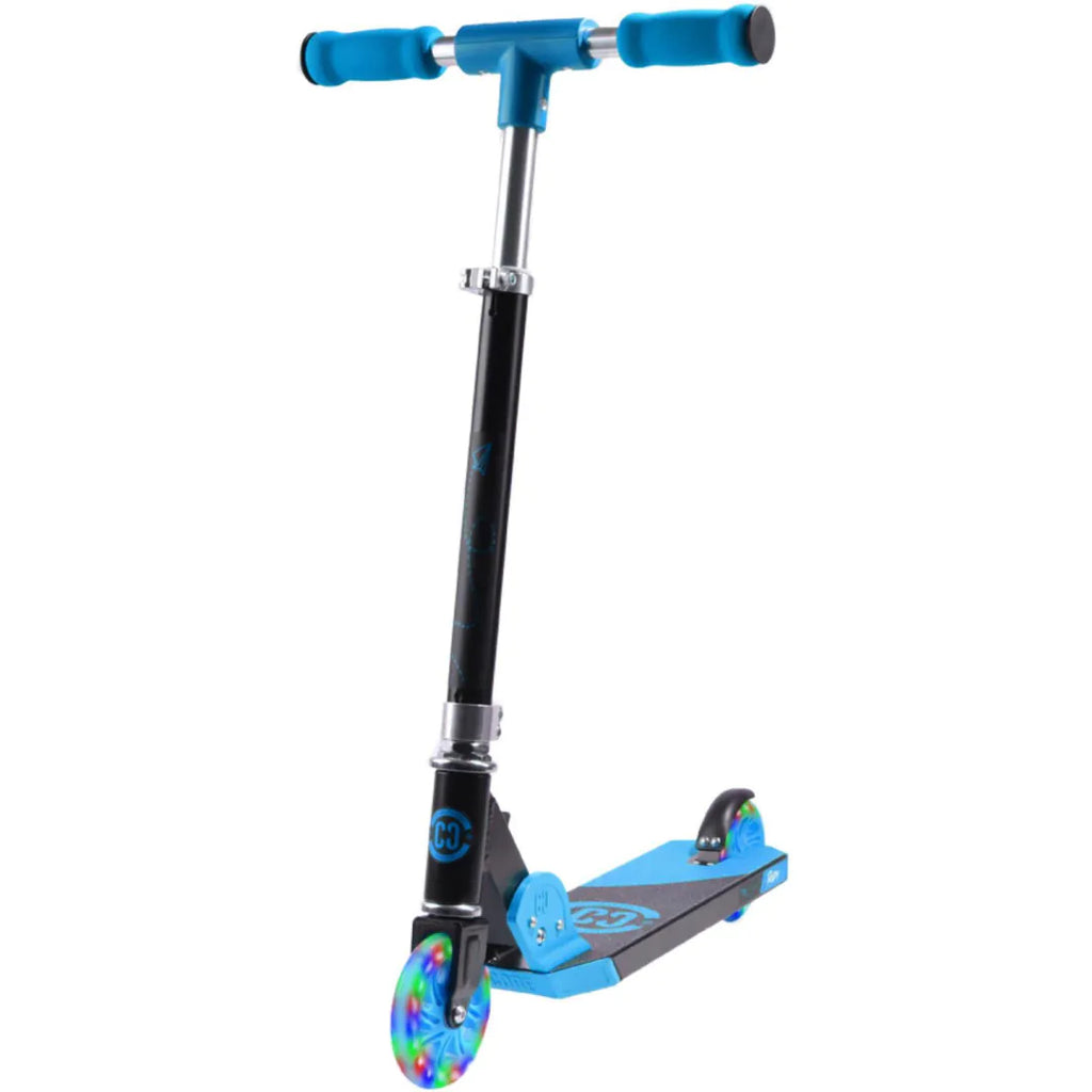 SCOOTER CORE KIDS FOLDY LED WHEELS BLUE